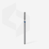 Diamond nail drill bit rounded cylinder blue EXPERT head diameter 2,3 mm / working part 6,5 mm